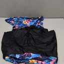 Womens Two Piece Tankini Bathing Suits with Skirt Tummy Control Swimsuits Ladies Swimwear (Small, Blue Floral)