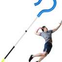 Volleyball Spike Trainer, Collapsible Spike Trainer, with Adjustable Pole, Volleyball Training Aid for Hitting Technique, for Serving Spiking and Jump