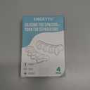 4 Pcs Silicone Toe Spacers – Yoga Toe Separators for Toe Straightening & Relaxation | Correct Overlapping Toes, Bunions, Hammer Toe | Toe Support toe separators for Women & Men (Clear, 3.98)