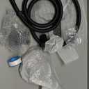 NearMoon Filtered Rain Shower Head, High Pressure 8Square, and 5 settings Handheld Shower Filter Combo with Self-adhesive Holder/1.5M Hose -1 Replaceable Filter Cartridge (Matte Black)