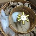 30.7in Large Rattan Chandeliers, 3-Tier Woven Boho Pendant Lights, Hemp Rope Hanging Ceiling Light, Wicker Lighting Fixture for Living Room, Dining Room, Bedroom, Kitchen Island (Brown)