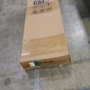 30 in. x 84 in. 1 Panel Shaker Hollow Core White Composite Bi-Fold Door with Sliding Barn Door Hardware Kit