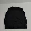 Mens Cold Shoulder Tops,Slim Fit Casual Pullover Skinny Long Sleeve T-Shirt Gay Sexy Crop Tops Mock Neck Tee (Black), Medium 