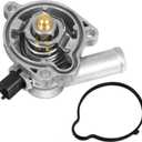 902-808 Upgrade Aluminum Coolant Thermostat Housing Assembly compatible with Chevy Trax Sonic 13-20, Cruze 11-16, Buick Encore 13-20 - L4 1.4L - Replace 55579010 25200455 5556533