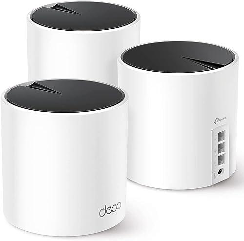 TP-Link Deco X55 AX3000 WiFi 6 Mesh System - Covers up to 6500 Sq.Ft, Replaces Wireless Router and Extender, 3 Gigabit Ports per Unit, Supports Ethernet Backhaul, Deco X55(3-Pack) : Everything Else