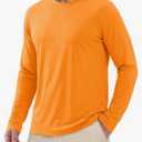 MAGCOMSEN Men's UPF 50+ Shirts Long Sleeve UV Protection Quick Dry T-Shirt Rash Guard for Fishing Running Beach, 2XL