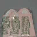 Bakepacker Auto-pop up Individual Cupcake Boxes with Window 25 Count Pink Single Cupcakes Box 3.7 x 3.7 x 4.3inch Cupcake Carrier