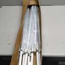 8 Clear Wedding Umbrellas Bulk, High-Visibility Transparent Rain Umbrella, Firm and Durable, Easy Operation, Large Clear Umbrella for Wedding Bride Groom Photography Golf Outdoor