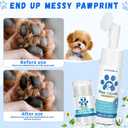 Dog Paw Cleaner Care Kit - Paw Cleaner for Dogs & Cats Small Large Medium Breed (1 pack cleaner and 1 pack balm)