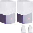 White 10"/12"/15" PA DJ Speaker Cover Scrim 2PCS Stretchy Speaker Cover for Wedding Church Club (RSC128W)
