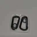 Carabiner Clip, 3" Iron Heavy Duty Carabiners 855lbs-11KN/2475lbs for Hammocks, Camping Accessories, Hiking, Keychains, Outdoors and Gym etc, D Shaped Spring Hook Small Carabiners for Dog Leash, Harness.