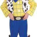 fun shack Cowboy Costume For Boys Boy Story Book Costume (Medium, Multicolored)
