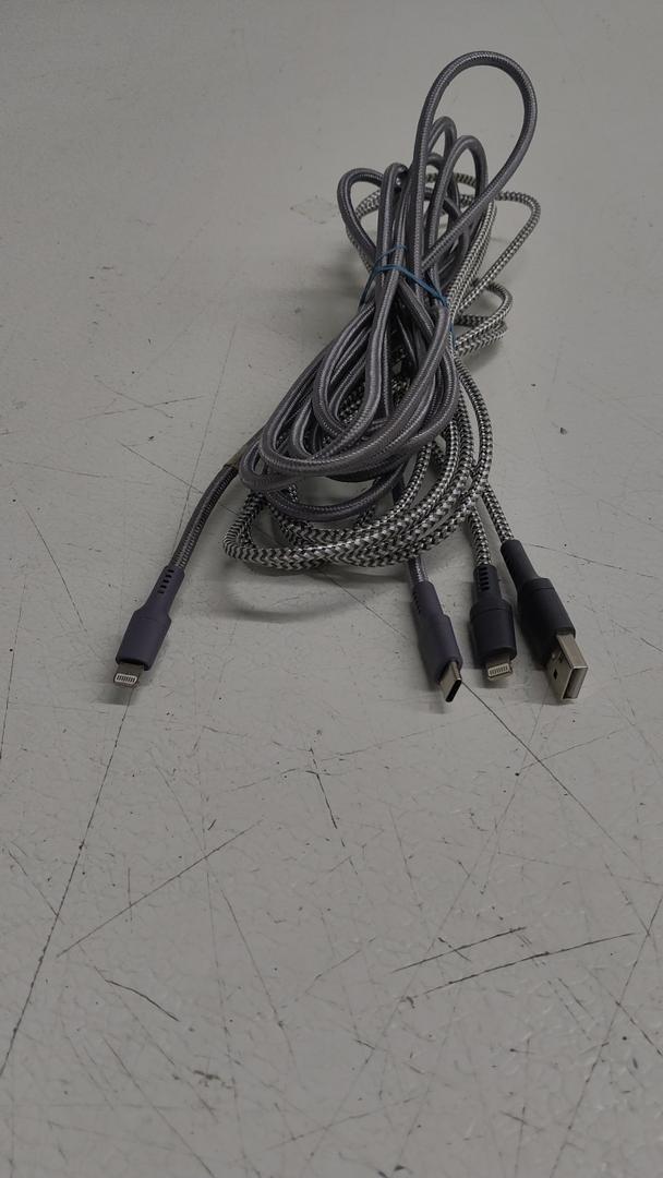 Charger Cable 2 Pack 7 Ft Each (Lightning Cable to Type C and USB to Type C)