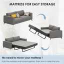4 Inch Sofa Mattress Queen Size, Memory Foam Mattress for Sleeper Sofas/Pull Out Couchs/Daybeds/RVs/Boats & Guest Rooms, Fiberglass-Free & CertiPUR-US Certified Bed Replacement