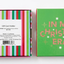 2 x In My Christmas Era Gift Card Holder (10.3cm x 10.3cm x 1.7cm)
