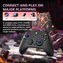 SZDILONG 2.4GHz Wireless Controller for Xbox Controller, Xbox One Series X|S Consoles, PC Windows, Steam, with 7 Colors RGB Light/1000mAh Battery/Programmable/Turbo, Dual Vibration/3.5mm Audio Jack