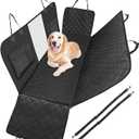 Back Seat Cover for Dog | Waterproof, with Safety Strap and Hook Included|Back Seat Extender for Dogs | Car Dog Cover Back Seat