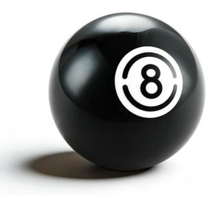 4 x HMQQ 2 1/4" Pool Cue Ball and Professional AAAA Grade Billiards Ball, #8 Pool Ball Replacement Number 8, Set of 1