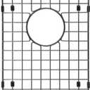 Starstar Sinks Protector Matte Black 304 Stainless Steel Kitchen Sink Bottom Grid, Rack (14 Length x 16 Width)