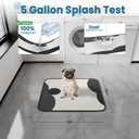 CNAOA Washable Pee Pads for Dogs 2 Pack 24x24 in - 5 Layer Reusable Puppy Pads, Super Absorbent, Waterproof, Leak Proof Non-Slip Training and Whelping Pet Pee Pads for Crate, Playpen, Potty