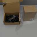 FMhotu #14 Heavy-Duty Wood Screws, Star Drive Deck Screws, Rust Resistant Timber Screws for Timber/ Log/ Landscaping Wood (2-7/ 8 Inch, 50Pcs, Black)