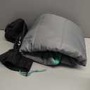 FurHaven Outdoor Travel Dog Bed for Large Dogs, Lightweight Trail Pup Travel Pillow Mat with Stuff Sack, Machine Washable & Foldable, Large, Aqua/Granite Gray