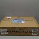 Vibration Plate Exercise Machine, Vibrating Plate Platform for Lymphatic Drainage with 200 Adjustable Speeds, Power Vibration Plate for Weight Loss & Fitness, Supports Max Weight 450 Lbs (Jet Black)