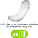 Amazon Basics Maxi Pads for Periods- Thick, Super Absorbency, Unscented, 192 Count, (4 Packs of 48)