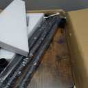 Tv Trays Set of 2 for Couch - 360Swivel Height Adjustable, Larger Metal and Wooden Base to Prevent SlippingTV Tray C Shaped End Table Food Snack Trays for Eating Sofa Bed Bathroom (Brown)