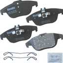 Bendix Priority1 CFC1341 Ceramic Rear Brake Pads for Select Models Mercedes-Benz C180, C200, C230, C250, C280, C300, C350, E250, E300, E350, E400, E550, GLK250, GLK280, GLK300, GLK350