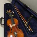 Roma Classic Violin 4/4 Full-Size Violin Outfit  Hard Carrying Case and Accessories Set Included  Flamed Maple Wood & Ebony Fittings  Model VN-350