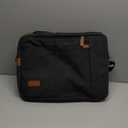 ESTARER 3 In 1 Laptop Bag for Men, 17-17.3 Inch Computer Bag Laptop Backpack for Work/Travel/Business, Convertible Briefcase Water Resistant Canvas Messenger Bag (Dark Grey)