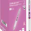 uniball 207 Pink Ribbon Retractable Gel Pens, Medium Point (0.7mm), Black, 36 Pack