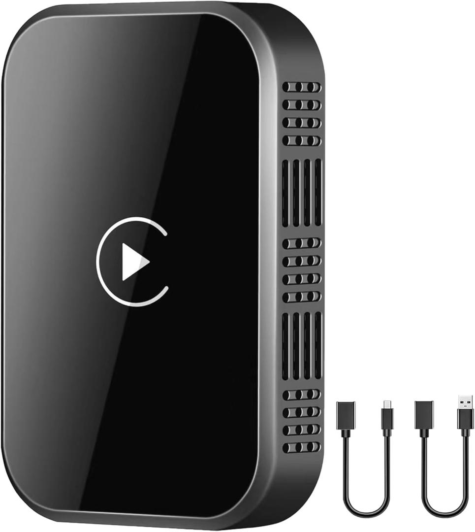 Wireless carplay Adapter, Auto 2025 Upgrade Car Adapter, Plug&Play CarPlay Box Dongle Dongle for iPhone & Android Auto | Supports CarPlay for Cars | Dual System, 5G WiFi, Easy Setup