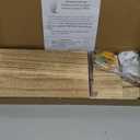 MITIME Floating Shelves Set of 3 Rustic Solid Wood Floating Shelf Wall Storage Shelves for Living Room, Bedroom, Bathroom, Kitchen Laundry, Office,no Drill Shelf (Light Color L+M+S)