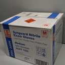 Basic Medical Blue Nitrile Exam Gloves, Latex-Free & Powder-Free Food-Safe House Cleaning Disposable Glove (1000 Pcs)