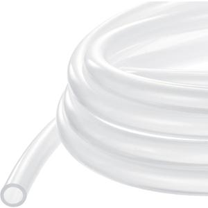 2 x METALLIXITY Silicon Tubing(1/2" ID x 9/16" OD x 10Ft), Pure Silicone Hoses High Temp - for Printer, Hot Water Dispenser, Engine, Brewing, Fish Tank Air Pump, Pump Transfer, Clear