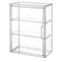 Clear Display Case for Figures, Acrylic Storage Organizers Box with Magnetic Door, Wall-Mounted Dustproof Showcase for Collectibles Action Figure