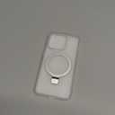 Magnetic for iPhone 14 Pro Case with Ring Stand, [10 FT Drop Protection] Translucent Matte Back Shockproof Phone Case for iPhone 14 Pro 6.1'', Frosted White