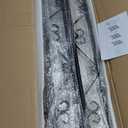 73" H45" W Rattan Outdoor Privacy Screen Freestanding for Patio, Balcony Metal Privacy Screen and Room Divider for Garden, Apartment, Deck(Beige)a