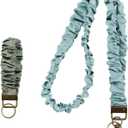 3 x Penitue Stretchy Lanyard & Wrist Strap, Scrunchie Wristlet Keychain Durable Stretchy Key Chain Retractable Lanyard for ID Badges and Stylish Wrist Strap Suitable for Women Nurse Teacher