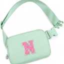 Birthday Gifts for 3 4 5 6 7 8 9 10 11 12 13 14 15 Year Old Girls,Crossbody Bag Fanny Pack Belt Bags Fashion Waist Packs for Women Girls Kids Teen,Cute Teen Trendy Stuff Travel Essentials (Green, N)