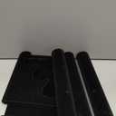 OSPNIEEK Velvet Bracelet Holder with 3 Tier Rack, Black Detachable Jewelry Display Stand T-Bar Necklace Storage Organizer for Bangles Watch Bracelets Scrunchies Organization Showcase