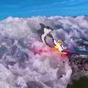 Surfer Dudes Classics Wave Powered Mini-Surfer and Surfboard Toy - Hanalei Harry