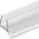 Prime-Line M 6264-1 3/8 In. x 36 In., Frameless Shower Door, Bottom Seal (Single Pack)