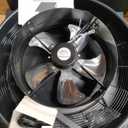 55W Solar Attic Fan with Thermostat, 12" 1200CFM Hybrid Solar Roof Vent Fan, Brushless Waterproof Solar Powered Attic Exhaust Fan Auto On/Off for Roof, Attic, Garage, Shed, Greenhouse, 22"D x 22"W x 10"H