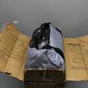 Queen Air Mattress with Built-in Pump, 18" Raised Comfort, 48Hr Leak-Proof Test, Upgraded Honeycomb Pillar Design, Supports 800 lbs, 3-Min Inflation-Inflatable Bed for Home Guests & Camping (Black)