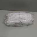 Pinkunn 12 Pcs Large Christmas Tulle Bow 9 x 13 in Big Bow for Xmas Tree Topper Decorations Fireplace Cabinets Front Door Stairs Garden Fence Party Supplies(White)