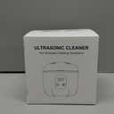 Newelkin 2025 Ultrasonic Retainer Cleaner- 45KHz 25W Portable Denture Cleaner with Drying Function and Removable Inner for Dentures, Mouth Guards, Aligners, Jewelry and More, White