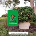 Desert Cactus Marshall University MU Garden Flag  19 x 12 inch Marshall Thundering Herd Banner, For Outdoor Display and Events (Design H)
